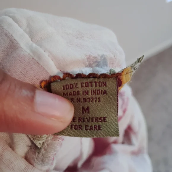 Vansa Pink and White Patterned Sundress - Picture 6 of 6